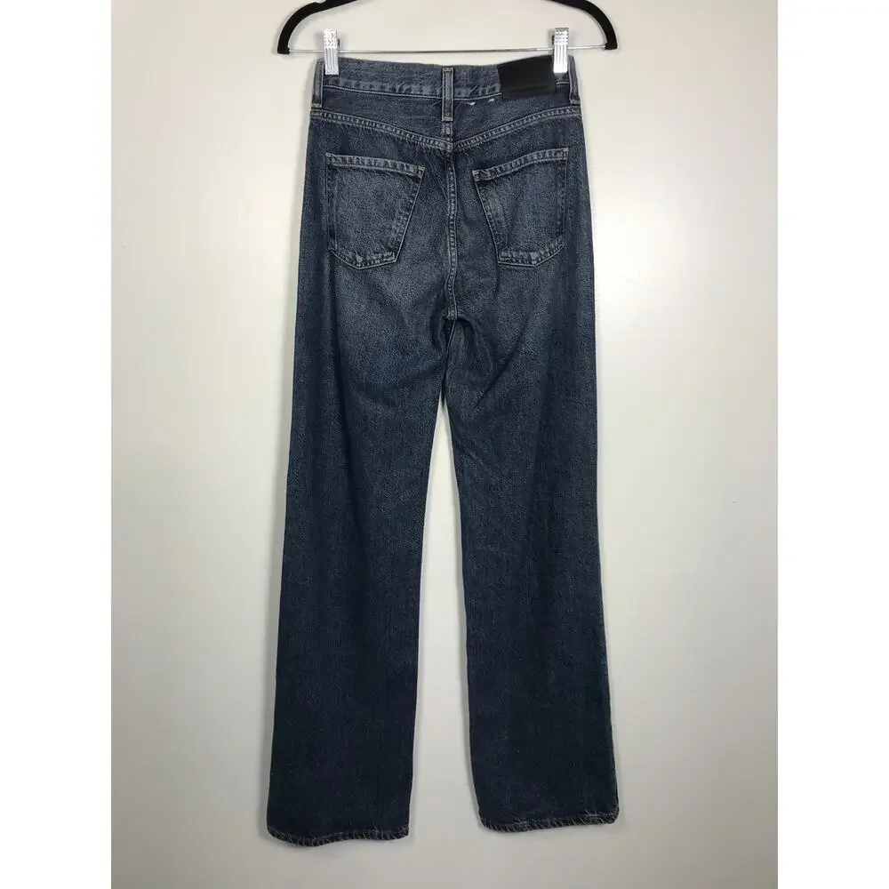 Citizens of Humanity CoH Annina Wide Leg Jeans Premium Vintage 23 Dark Wash EUC - Picture 5 of 14